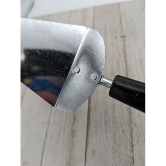 Vintage Ekco Chromium Cake Pie Spatula Server 10" Black Handle - Picture 4 of 7